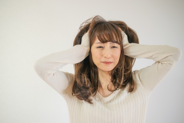 細かいことが気になる女性